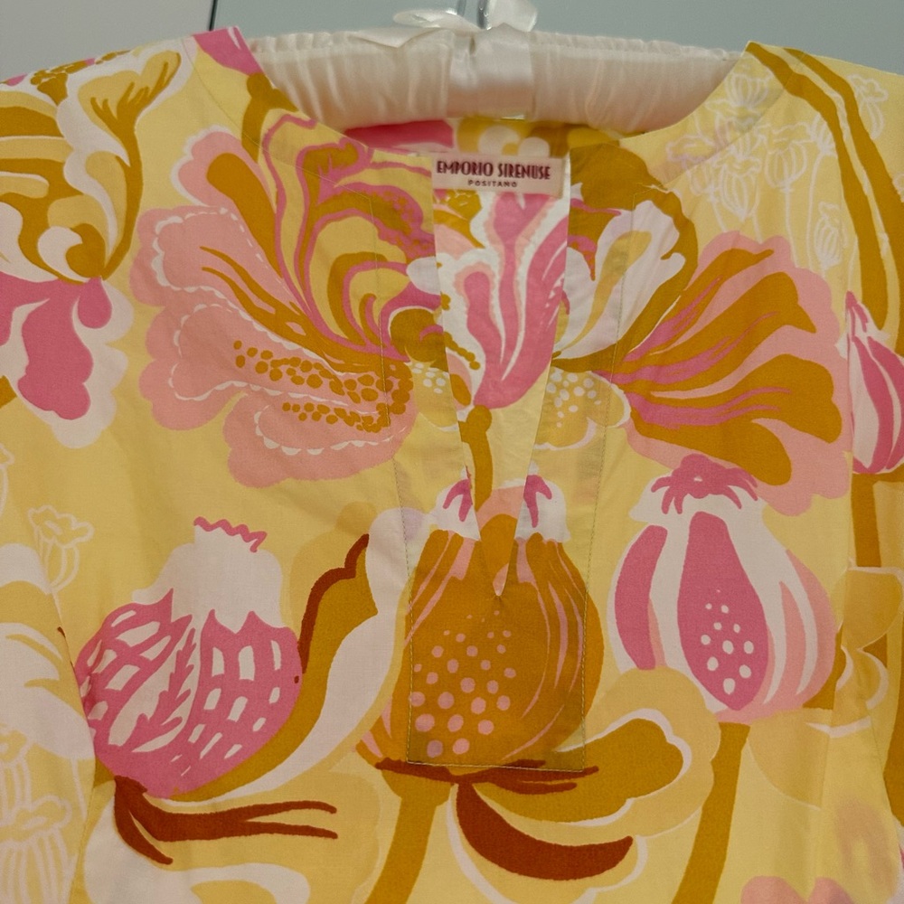 Emporio Sirenuse Positano | Glorious Caftan| Pristine | Worn Once Needs Ironing - Picture 7 of 12